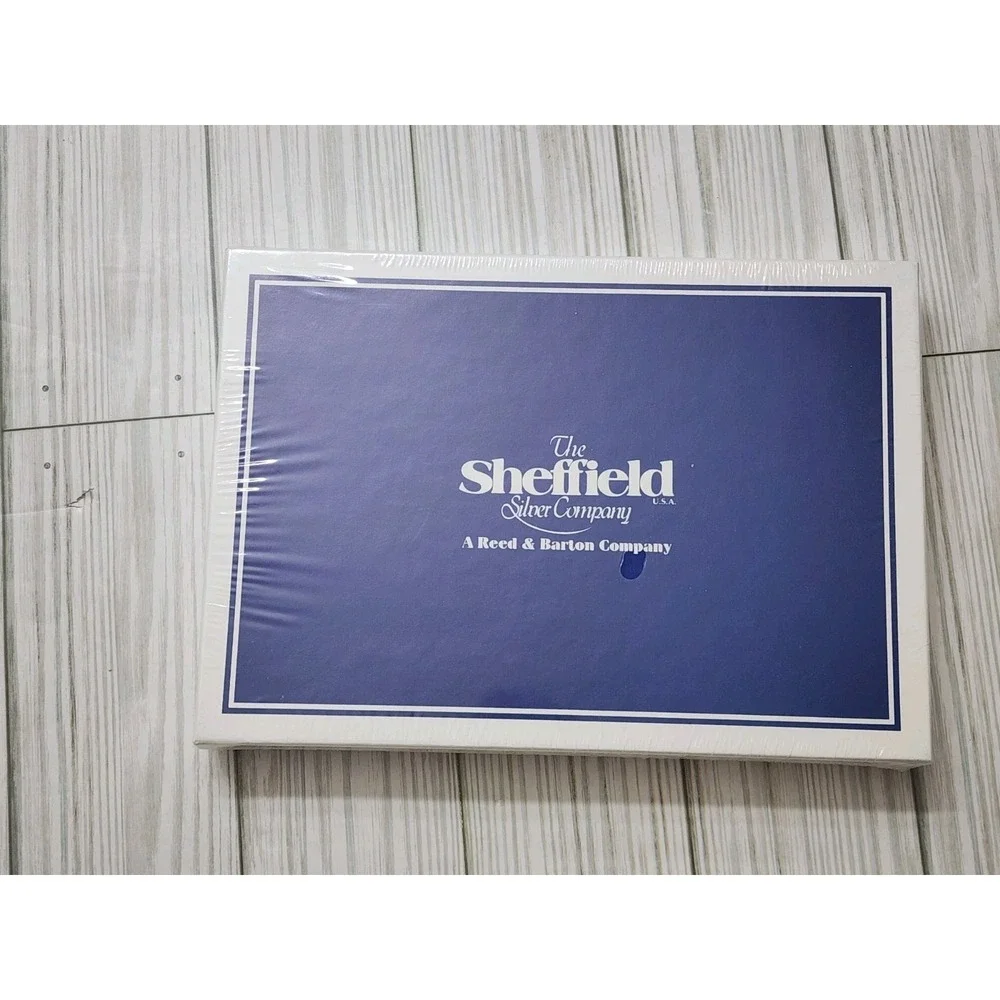 The Sheffield Silver Co. 5 Piece Hostess Set Silverplate S-2101 NIB‎ NEW 